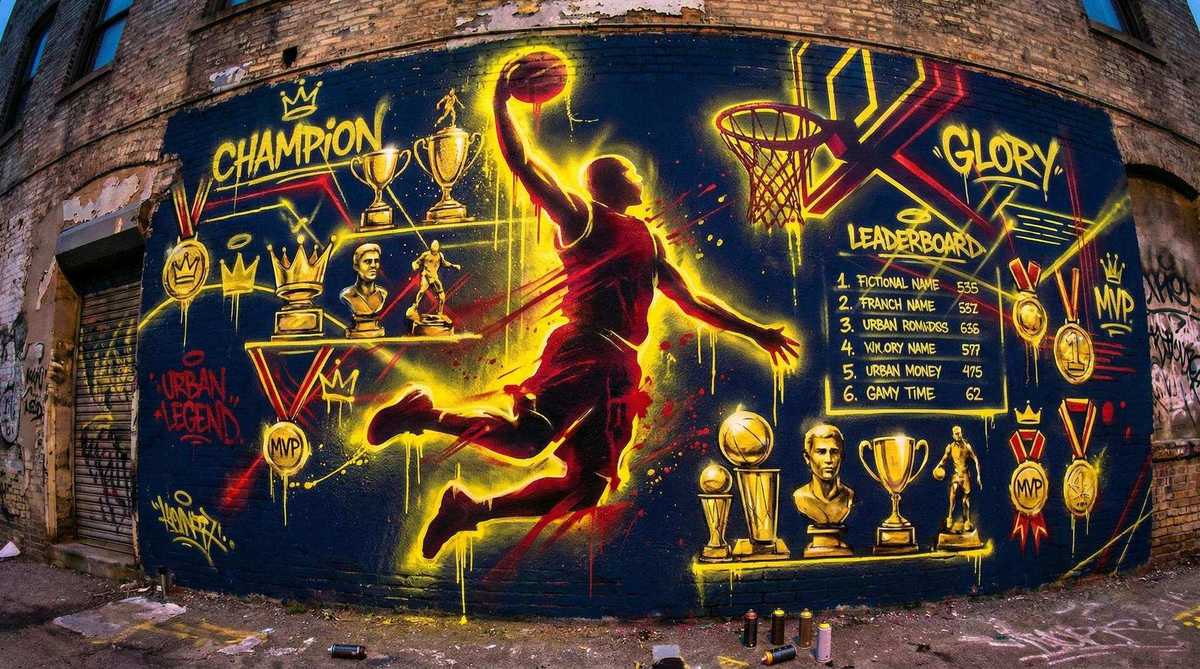 2026世界杯赛程 | BASKET-ZONE荣誉墙合作伙伴涂鸦Logo墙